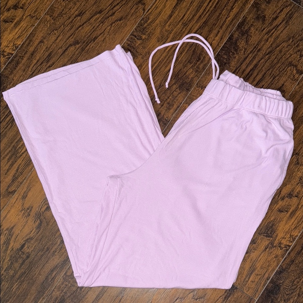 SKIMS Lavender Pajama Pants Relaxed Fit